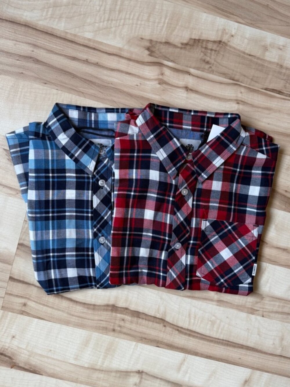 Bundle of Boys Button Up Short Sleeve Shirts (2)